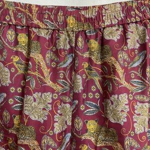 Gorgeous jungle pattern silk pajama trousers